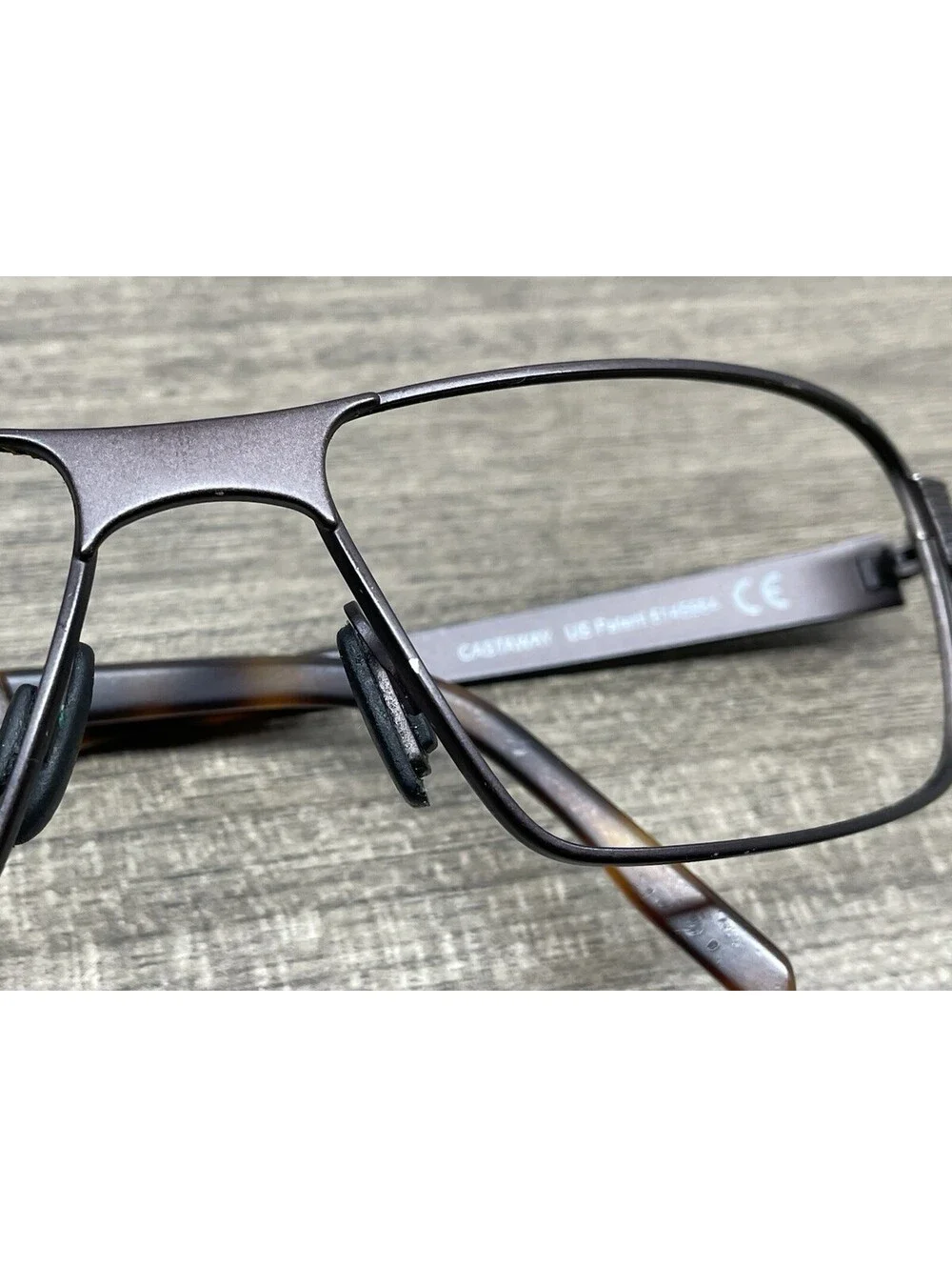 Maui Jim MJ-187-01M Castaway Men's 63[]17-130 Large Brown Sunglasses FRAME ONLY